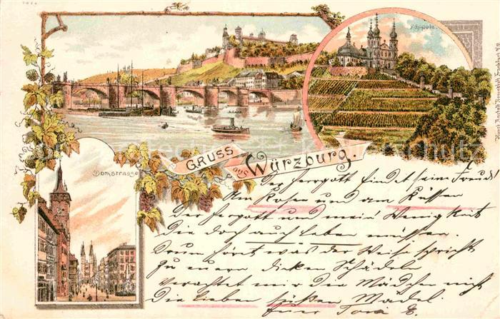 WueRZBURG Bayern Domstrasse Kaepple