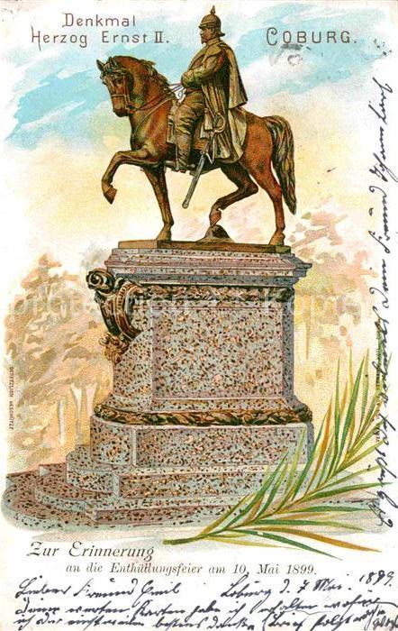 Coburg Bayern Denkmal Herzog Ernst II