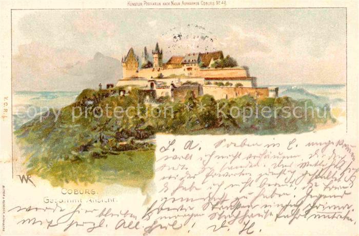 Coburg Bayern Kuenstlerkare