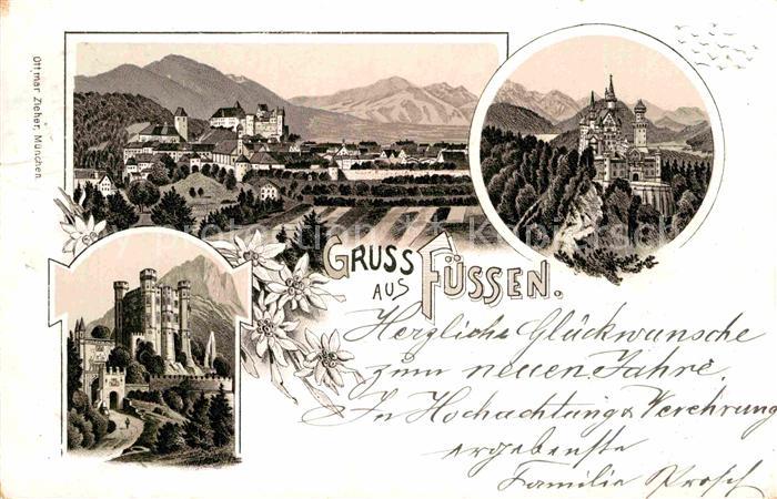 Fuessen Allgaeu Neuschwanstein