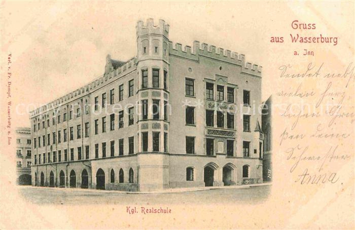 Wasserburg Inn Kgl. Realschule
