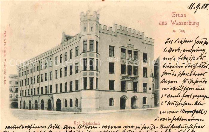 Wasserburg Inn Kgl. Realschule