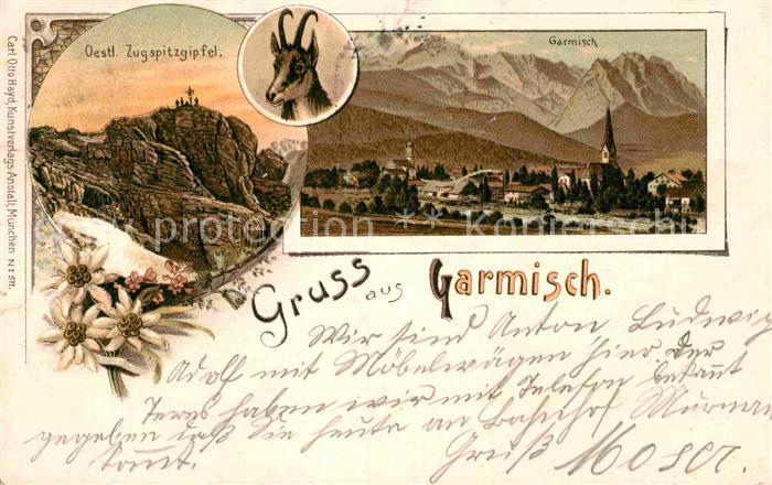 GARMISCH-PARTENKIRCHEN Bayern Oestl. Zugspitzgipfel