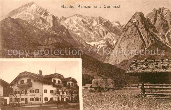 GARMISCH-PARTENKIRCHEN Bayern Gasthof Kainzenfranz