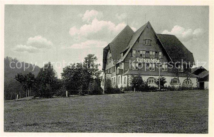 Freiburg Breisgau Erholungsheim Luisenhoehe