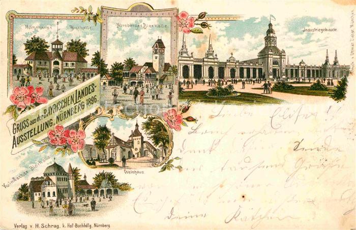 NueRNBERG  CITY Industriegebaeude Bierhalle Weinhaus Landesausstellung