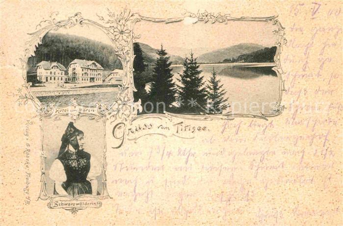 TITISEE Schwarzwald BW Hotel zum Baeren Tracht