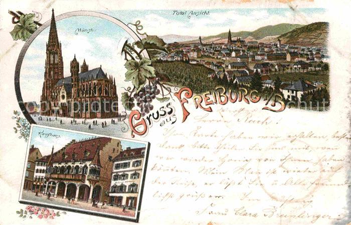 Freiburg Breisgau Muenster Kaufhaus