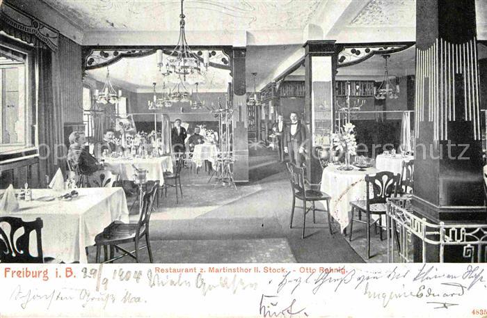 Freiburg Breisgau Restaurant Martinstor