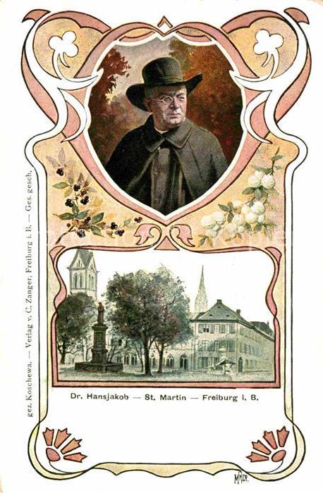Freiburg Breisgau Dr. Hansjakob St. Martin