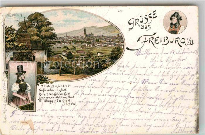 Freiburg Breisgau Lorettoberg Tracht