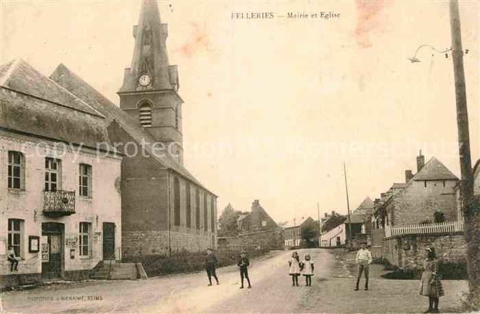 Felleries Mairie et Eglise
