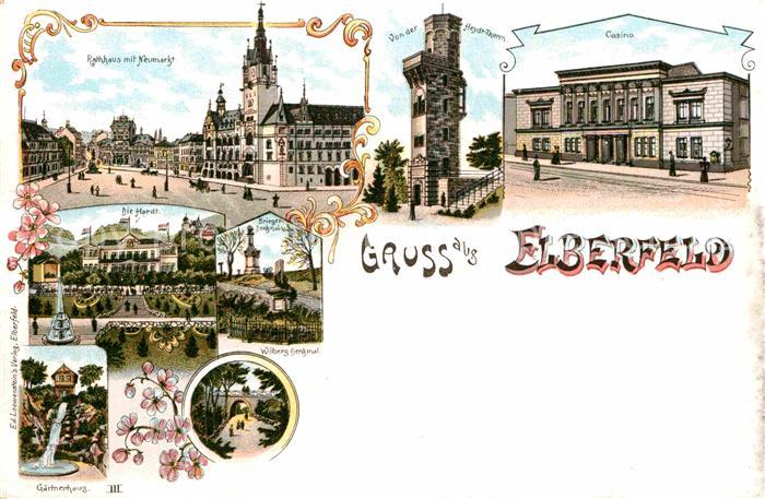 Elberfeld Wuppertal Rathaus Neumarkt Casino Heydtturm