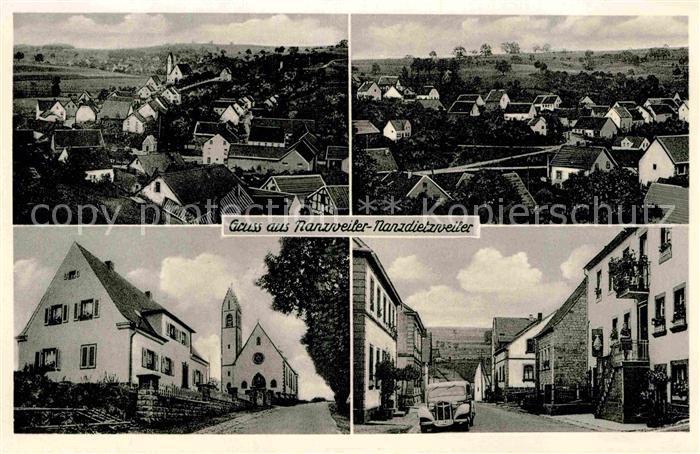 Nanzdiezweiler Nanzweiler Kirche Strassenansicht