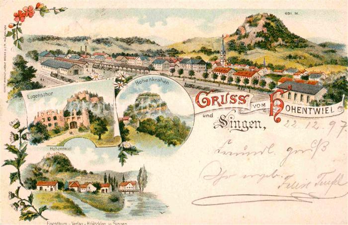 Hohentwiel Eugenstor Hohenkrahen