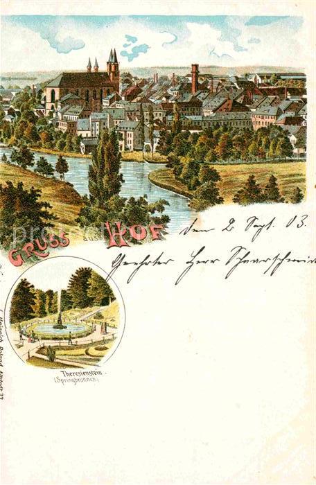 Hof Saale Theresienstein