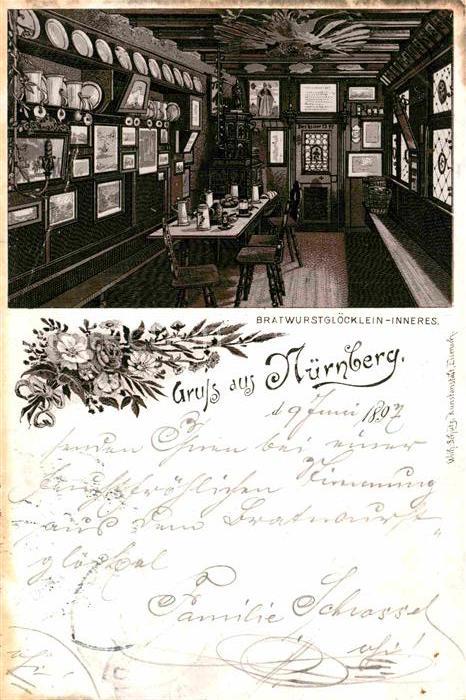 NueRNBERG  CITY Bratwurtsgloecklein Inneres