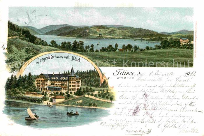 TITISEE Schwarzwald BW Jaegers Schwarzwald Hotel