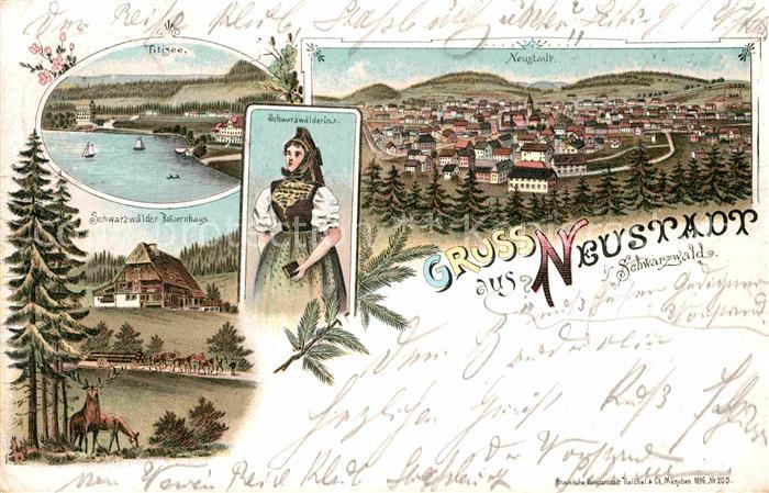 Neustadt Schwarzwald Tracht Titisee Schwarzwaelder Bauernhaus