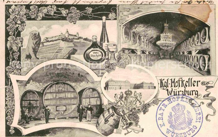 WueRZBURG Bayern Kgl. Hofkeller