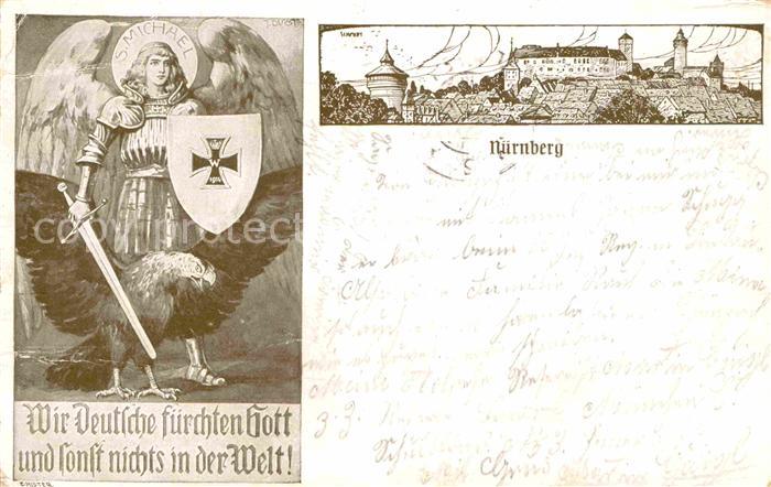 NueRNBERG  CITY S. Michael Kuenstlerkarte