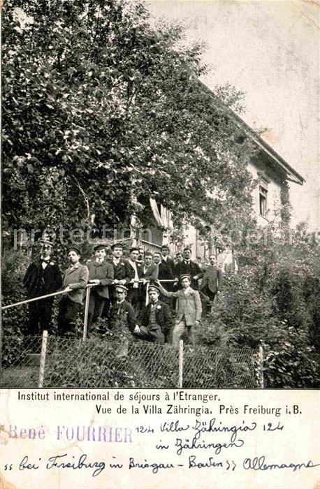 Freiburg Breisgau Institut international de sejours a l Etranger Villa Zaehringi