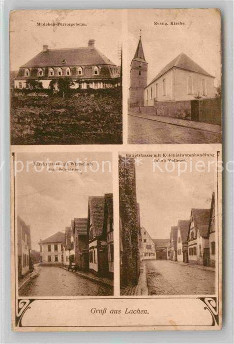 Lachen Weinstrasse Maedchen-Fuersorgeheim Evangelische Kirche Hauptstrasse