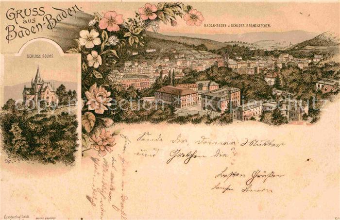 BADEN-BADEN BW Schloss Solms