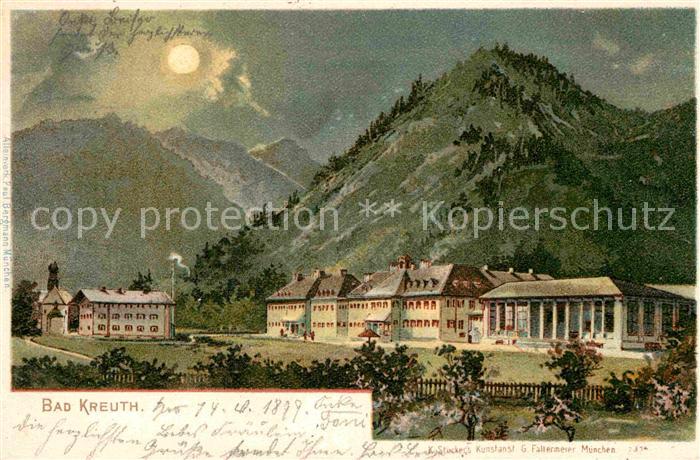 Kreuth Bad Kurviertel Mondschein