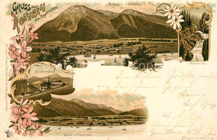 Rottach-Egern Panorama Wallberg Hirschberghaus