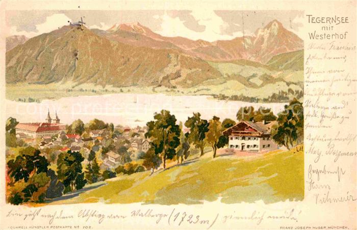 Tegernsee Bayern Westerhof Panorama