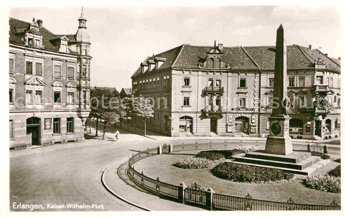 ERLANGEN Bayern Kaiser Wilhelm Platz