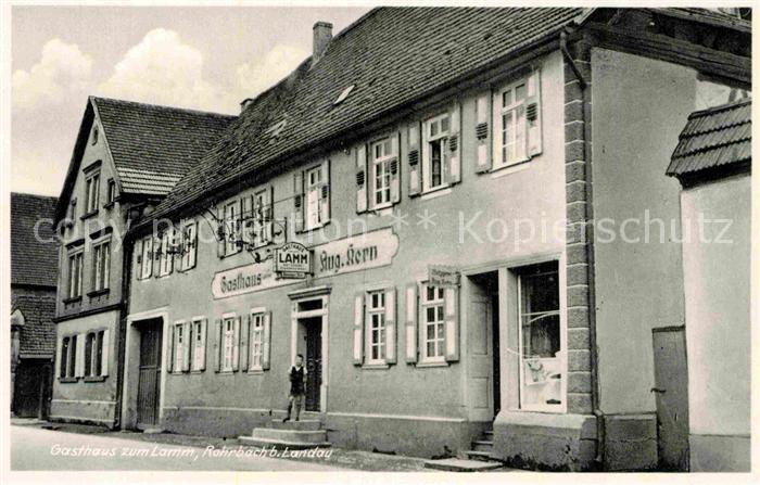 Rohrbach Pfalz Gasthaus zum Lamm