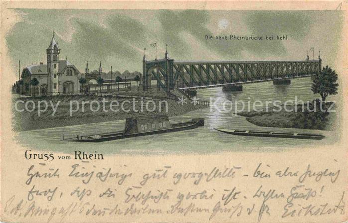 Kehl Rhein Rheinbruecke