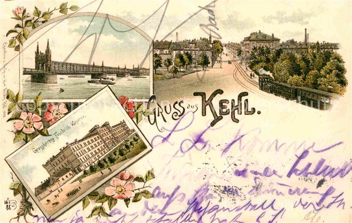 Kehl Rhein Grossherzog Friedrich Kaserne Bruecke