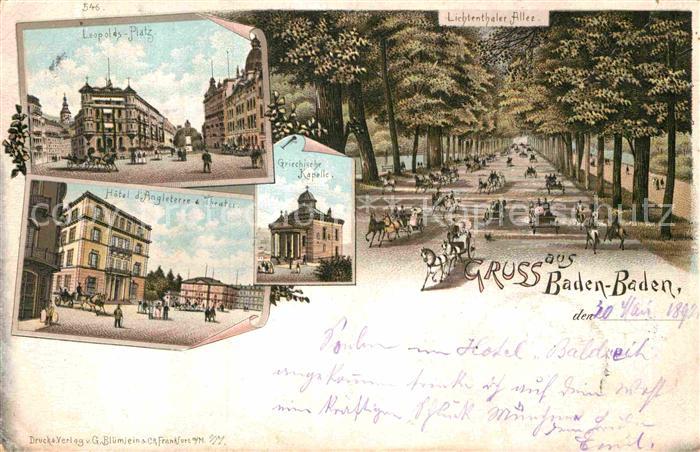 BADEN-BADEN BW Theater Leopolds Platz