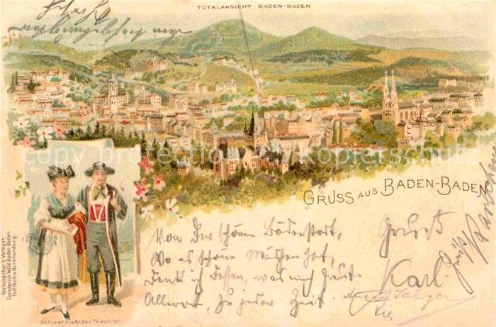BADEN-BADEN BW Trachten Panorama