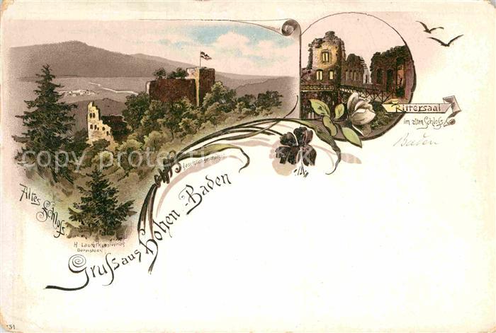 BADEN-BADEN BW Rittersaal Altes Schloss