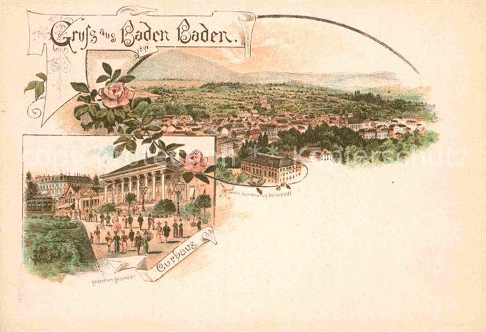 BADEN-BADEN BW Kurhaus Panorama