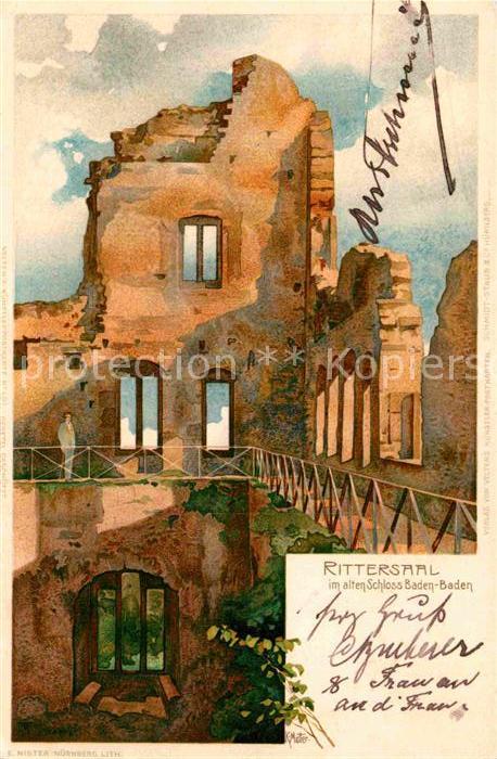 BADEN-BADEN BW Rittersaal altes Schloss