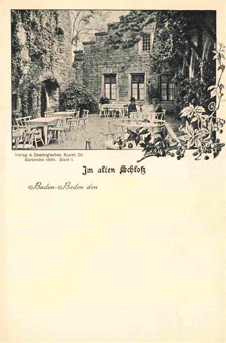 BADEN-BADEN BW Altes Schoss