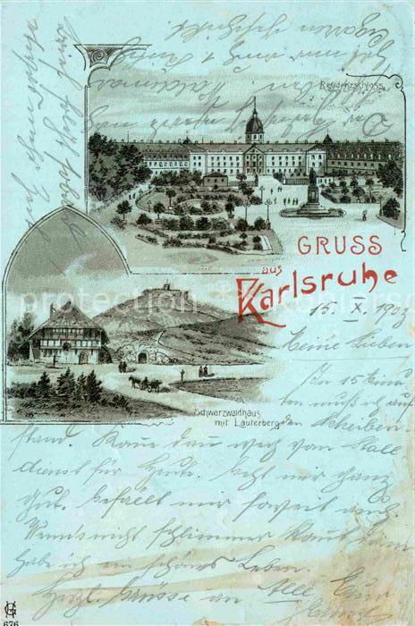 Karlsruhe Baden Schwarzwaldhaus Lauterberg Residenzschloss