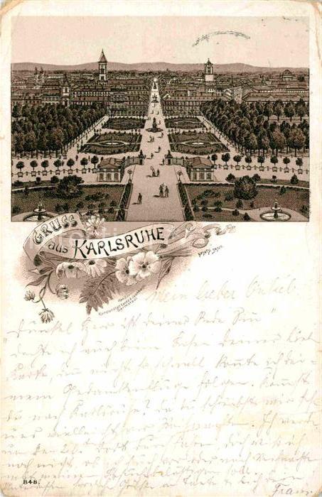 Karlsruhe Baden Residenzschloss Parkanlagen