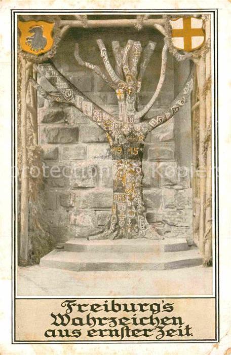 Freiburg Breisgau Wahrzeichen aus ernster Zeit