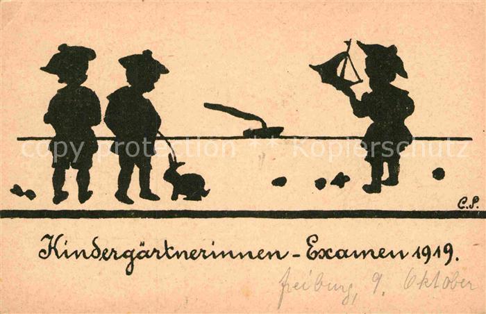 Freiburg Breisgau Kindergaertnerinnen Examen Kuenstlerkarte