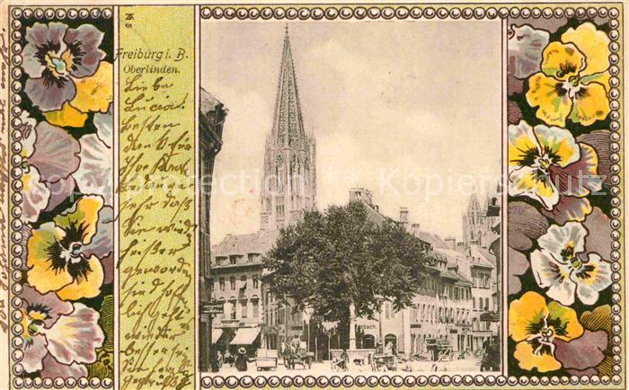 Freiburg Breisgau Muenster Oberlinden