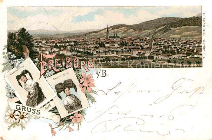 Freiburg Breisgau Panorama Markgraeflerin Breisgauerin