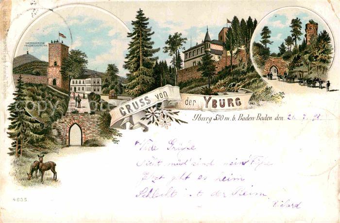 BADEN-BADEN BW Grossherzog Friedrichsturm