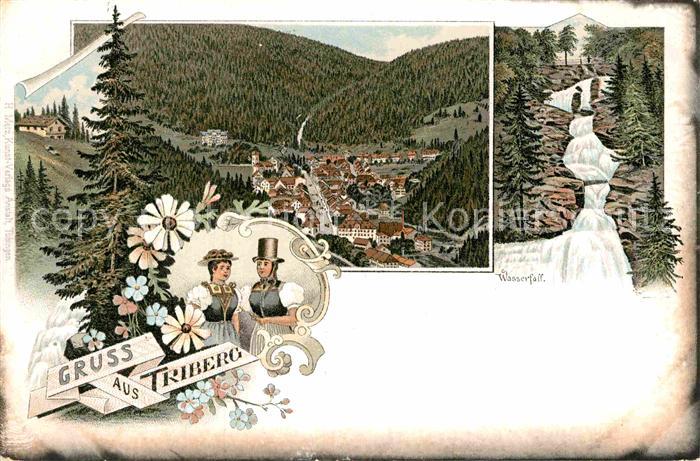 Triberg Schwarzwald Wasserfall Panorama