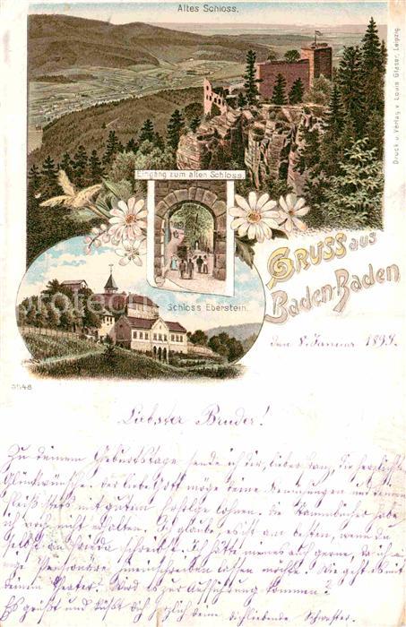 BADEN-BADEN BW Altes Schloss Eberstein